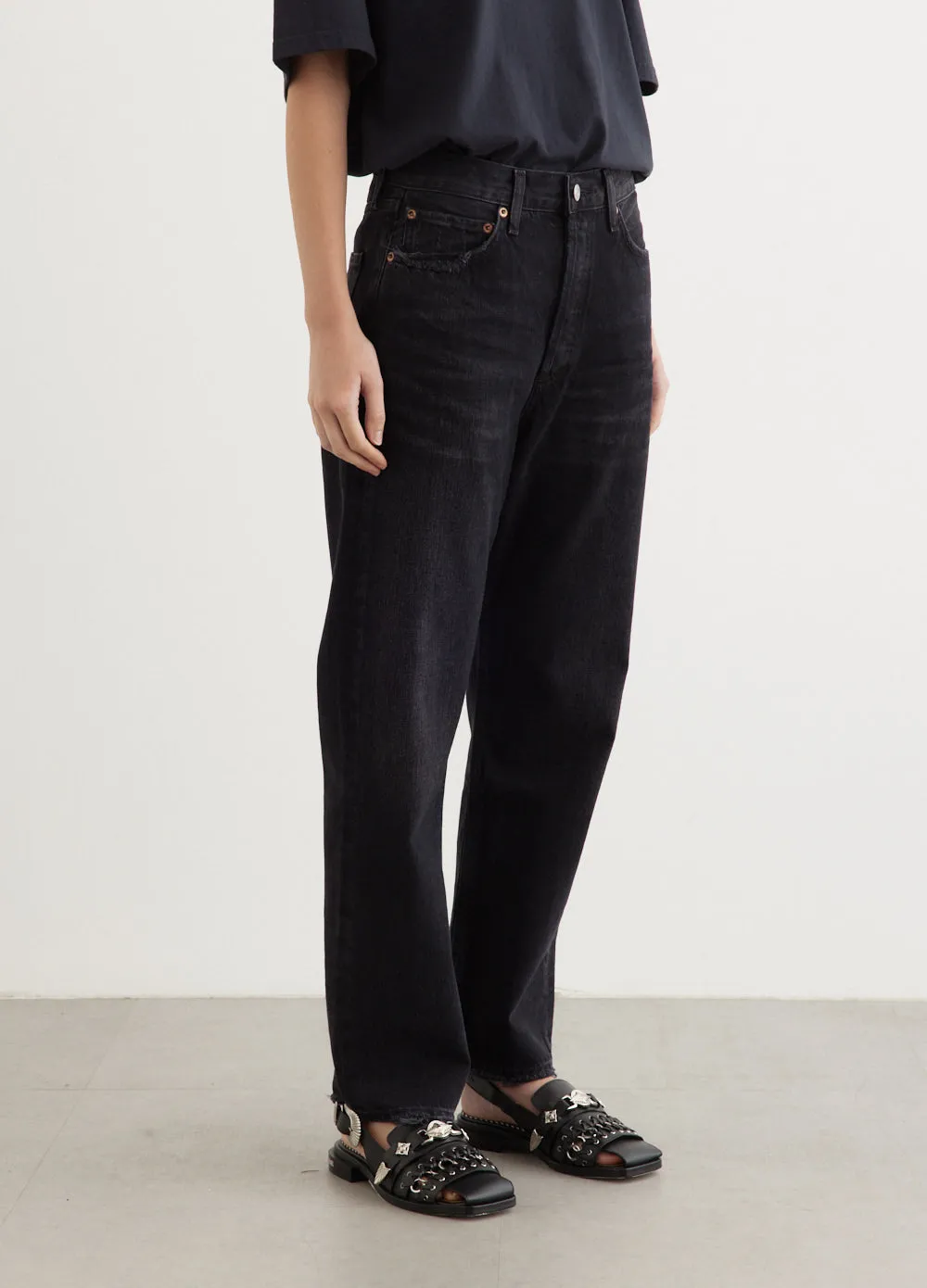 90's Mid Rise Straight Jeans