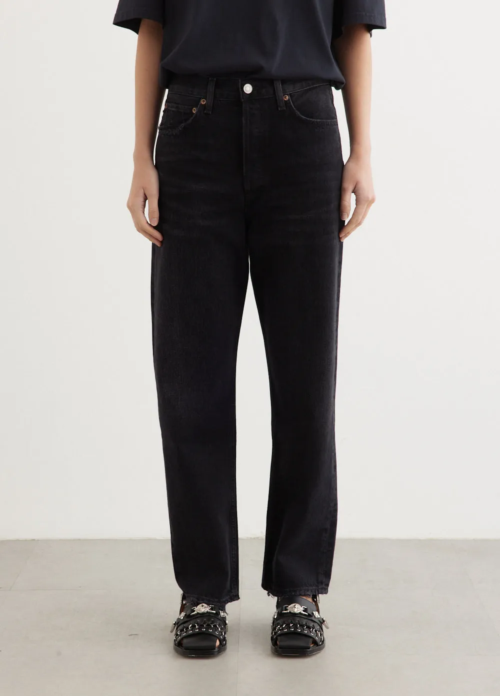 90's Mid Rise Straight Jeans