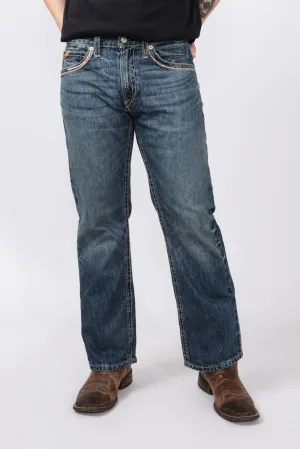 Ariat Straight Fit Jeans for Men | 10012703-GAMBLER 18.5" LEG