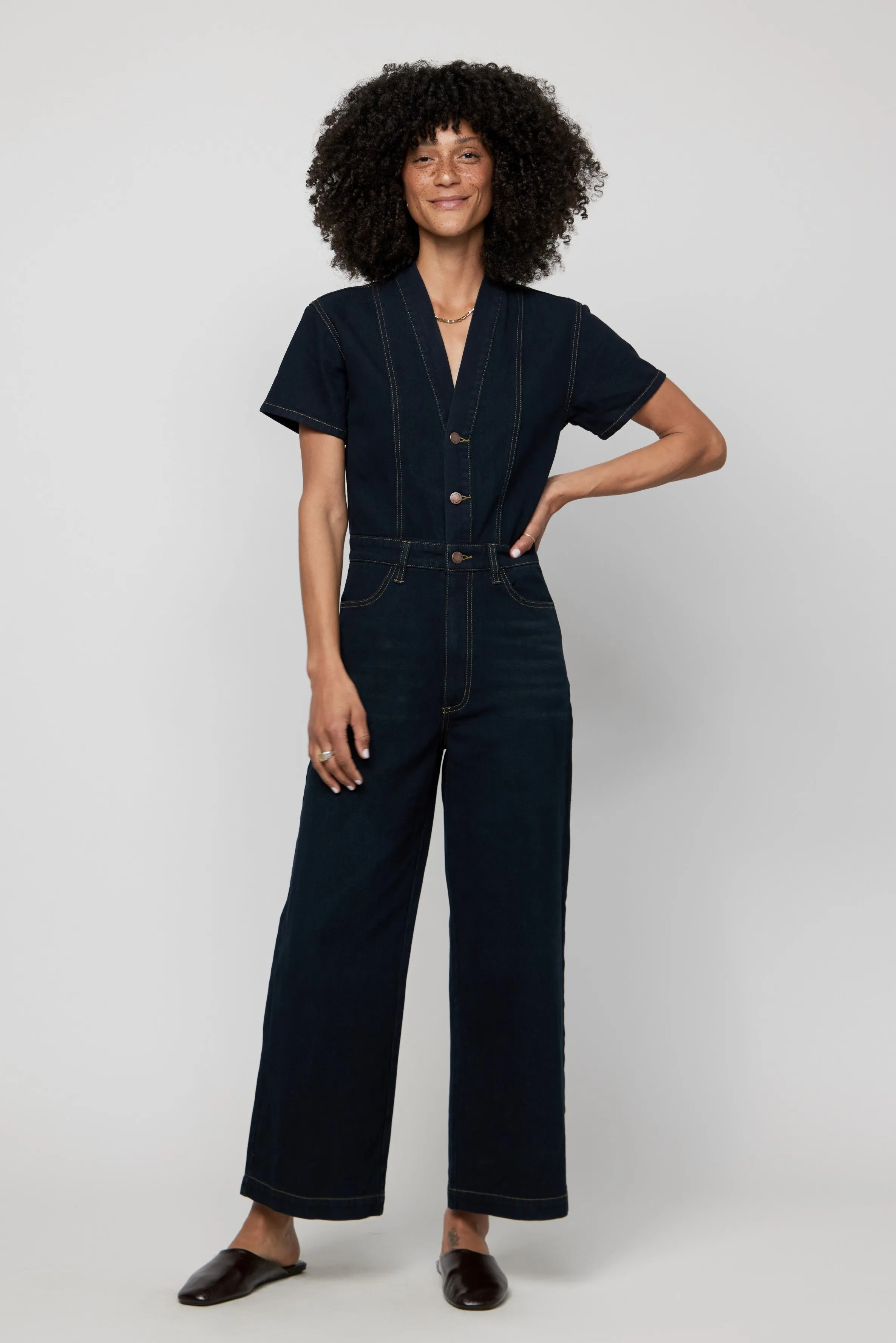 Ashby Coverall Faded Black