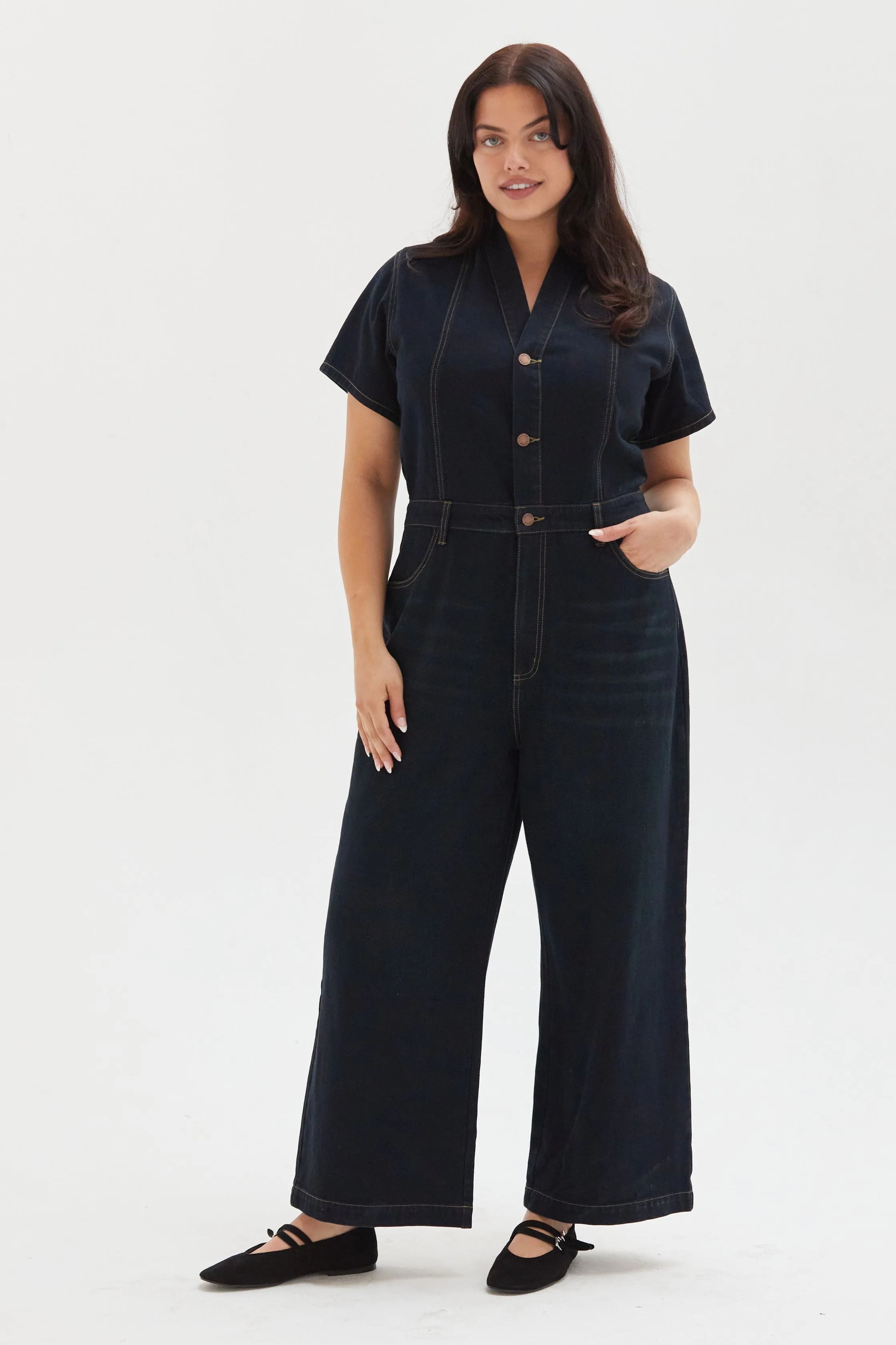 Ashby Coverall Faded Black