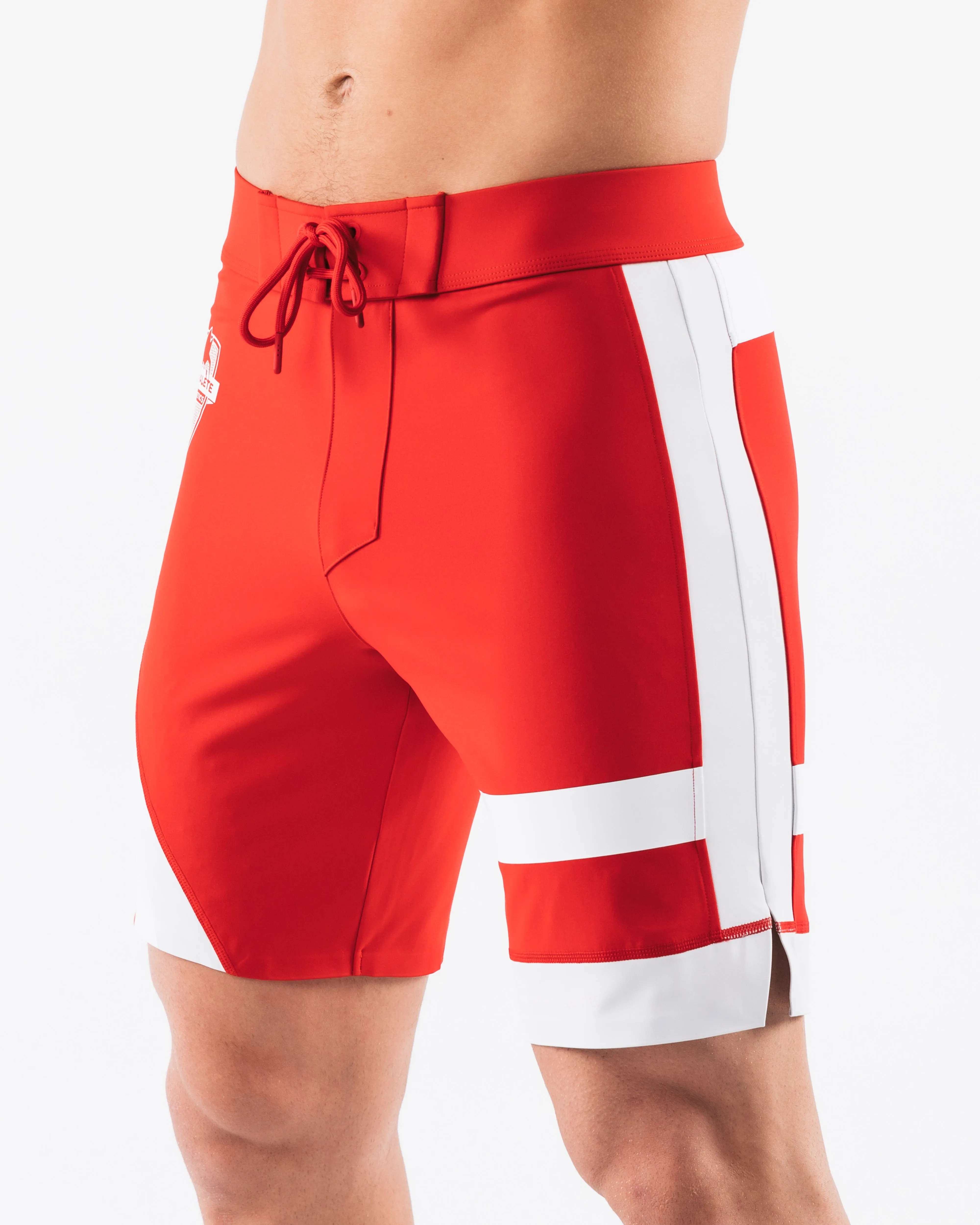 Aztec Boardshort - Crimson Coin