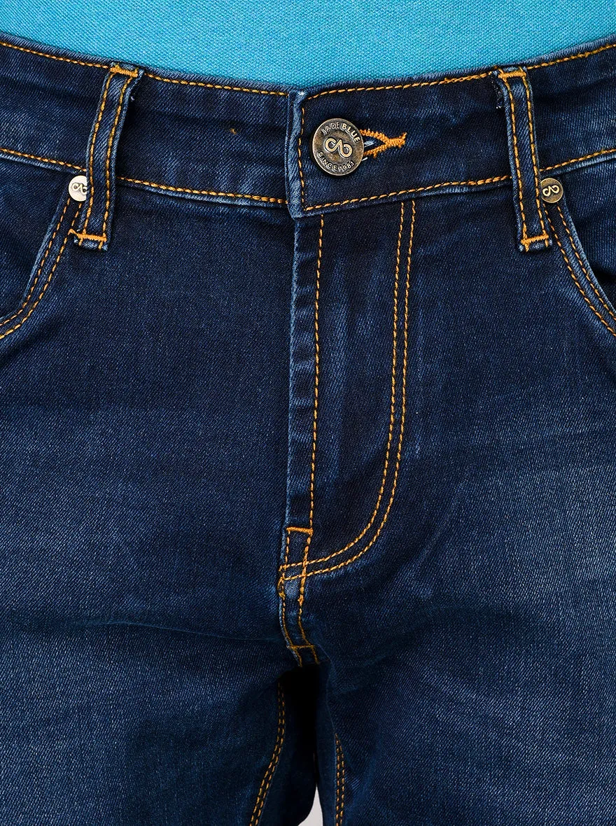 Blue Straight Fit Jeans | JadeBlue