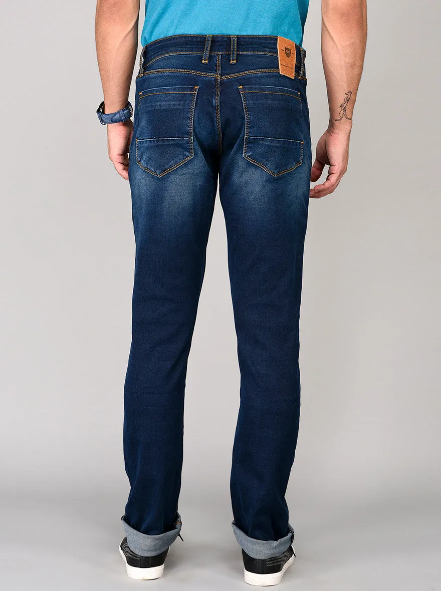 Blue Straight Fit Jeans | JadeBlue