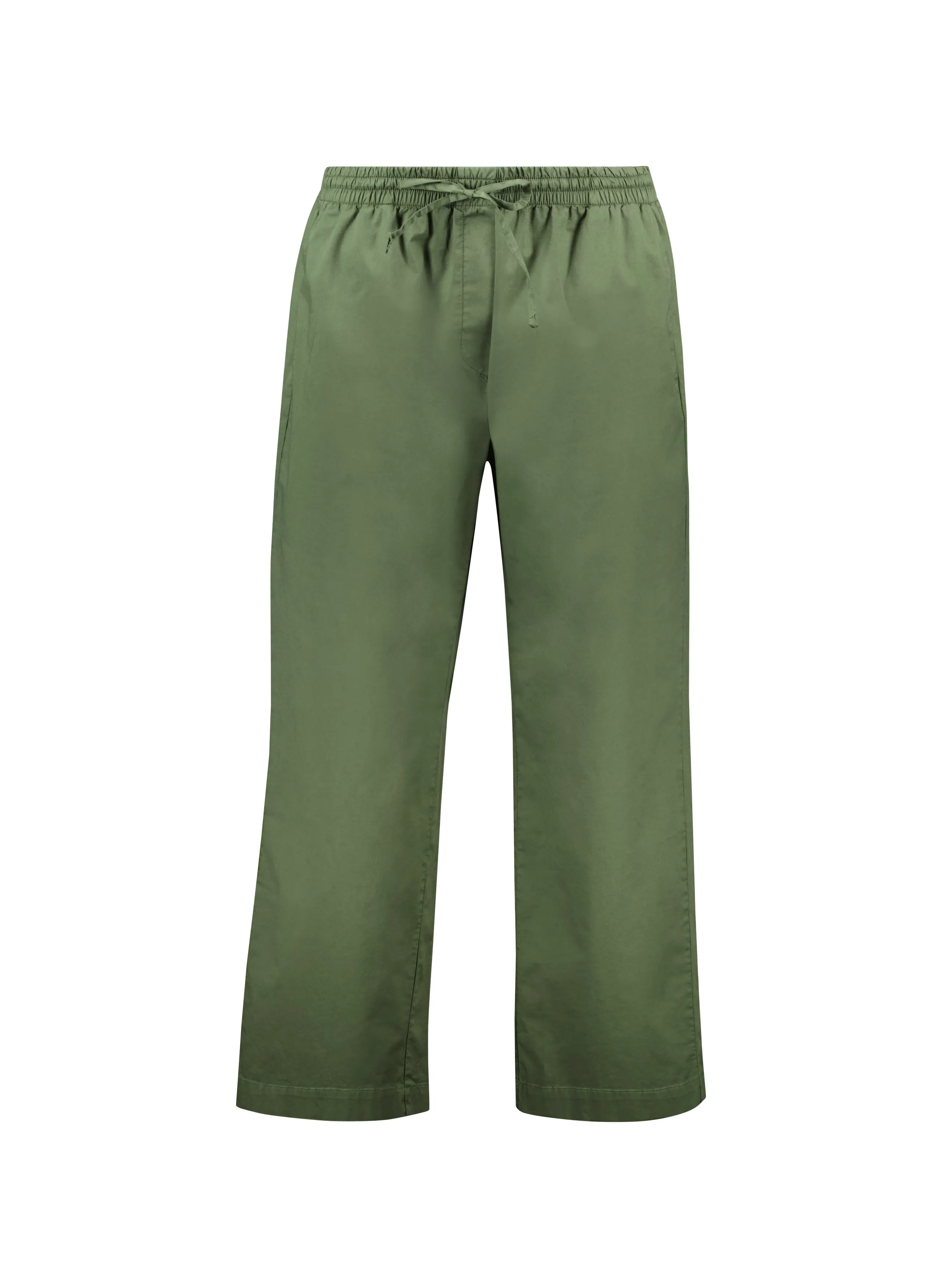 Breanna Organic Cotton Straight Crop Trousers