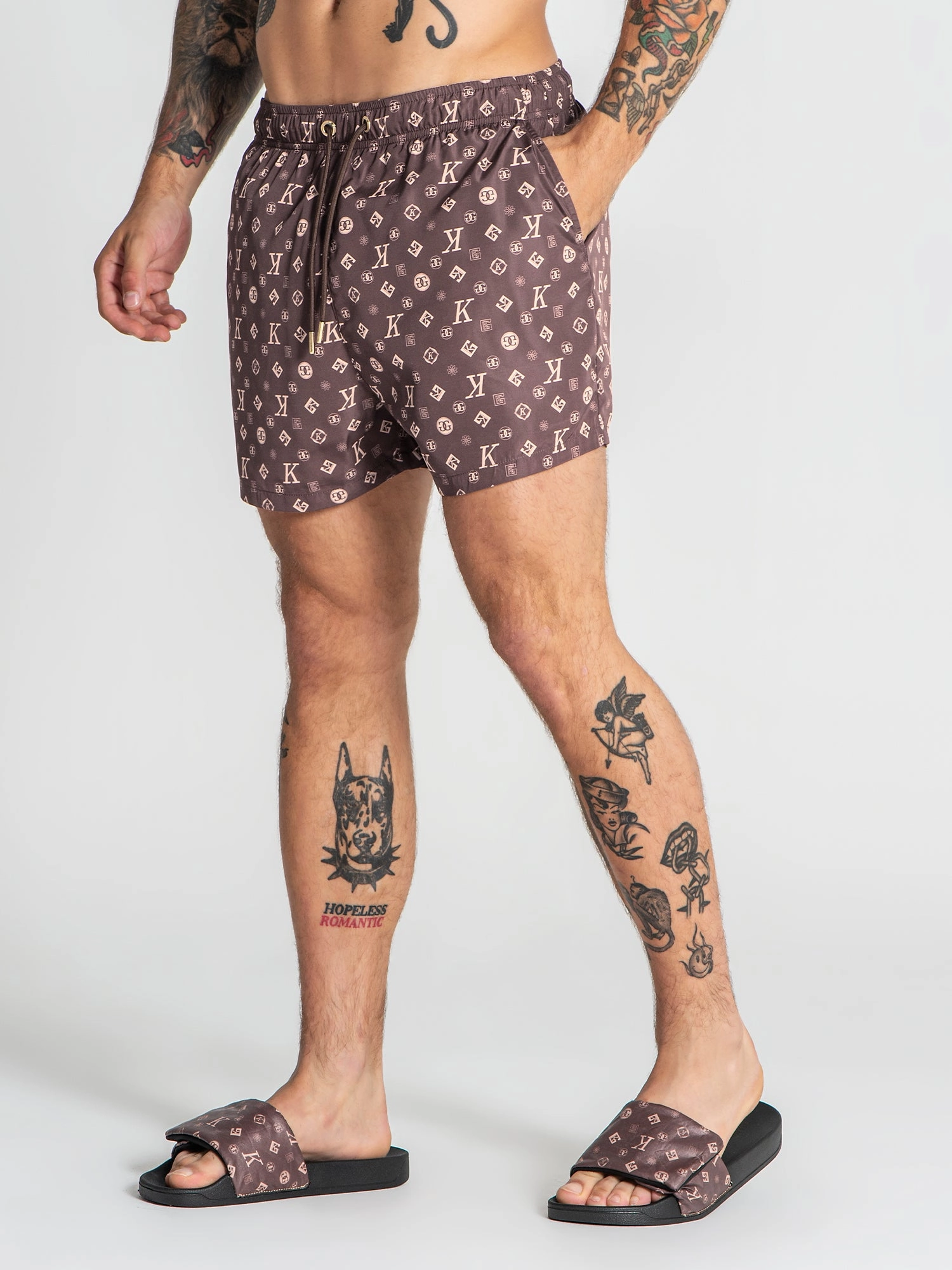 Brown ChoKo Swimshorts