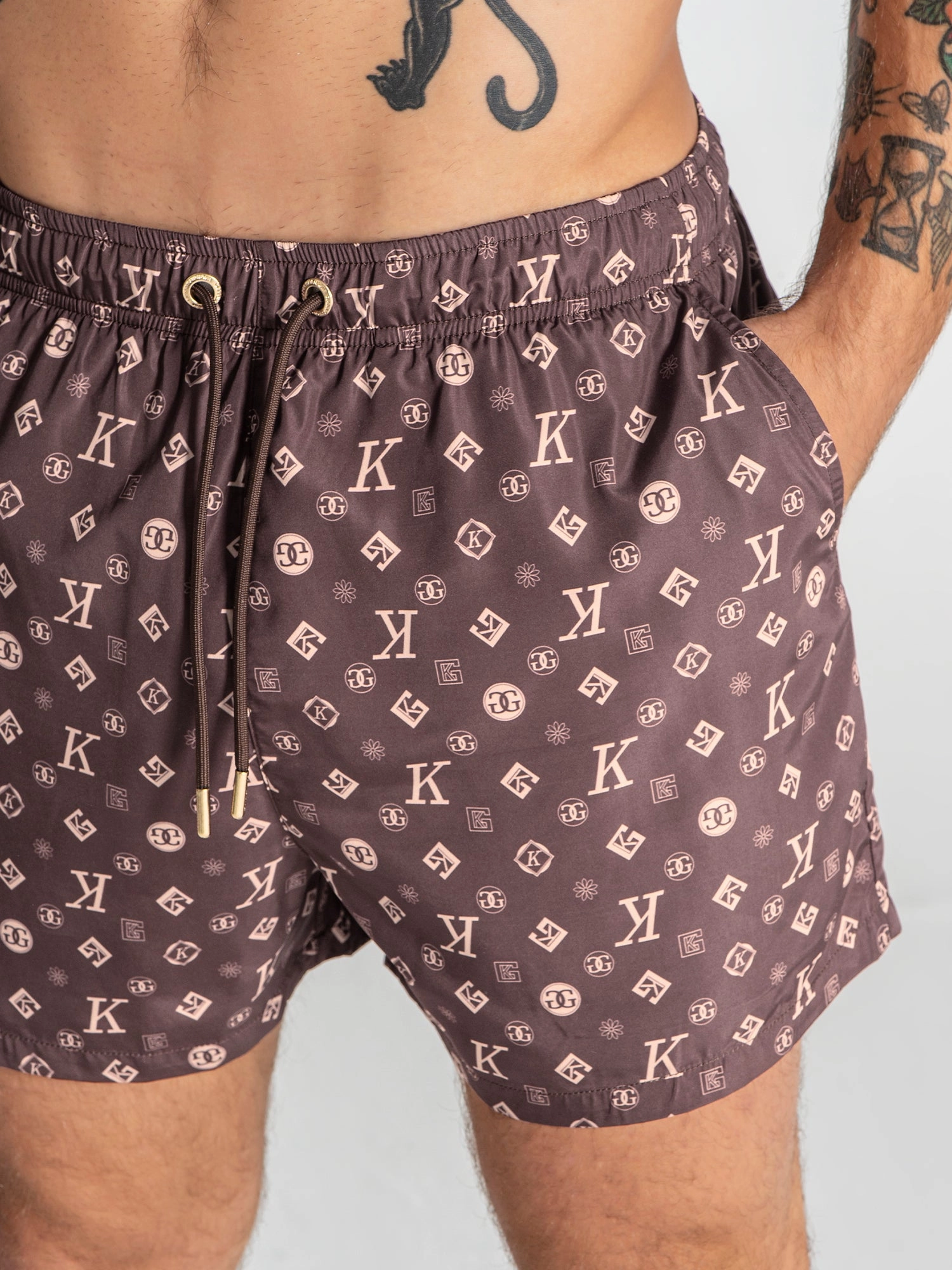Brown ChoKo Swimshorts