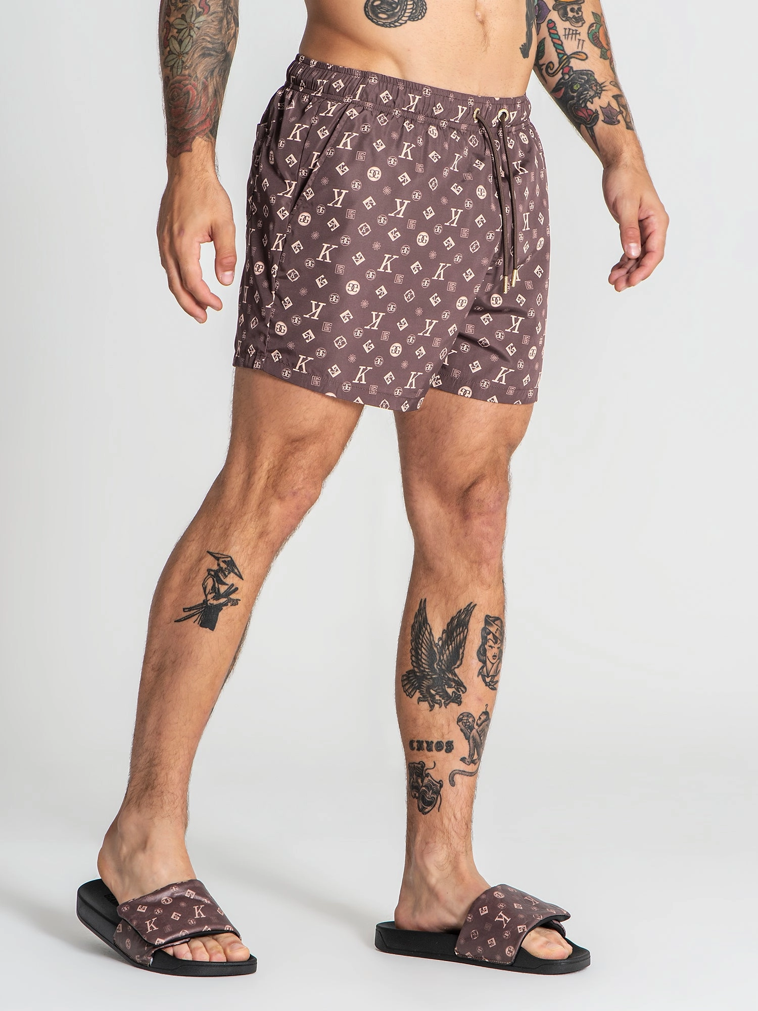 Brown ChoKo Swimshorts