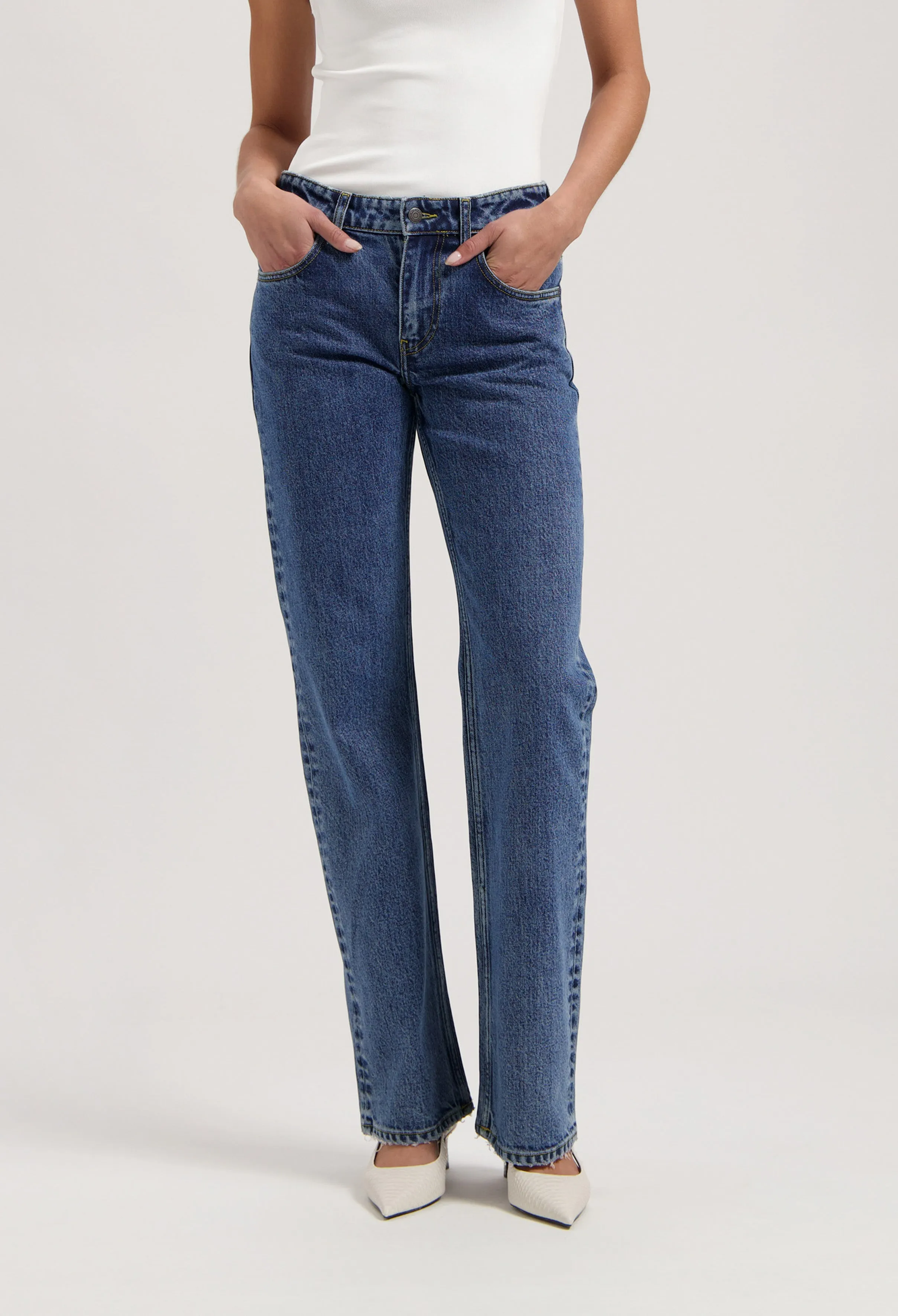 Carry Mid Straight - Stone Vintage