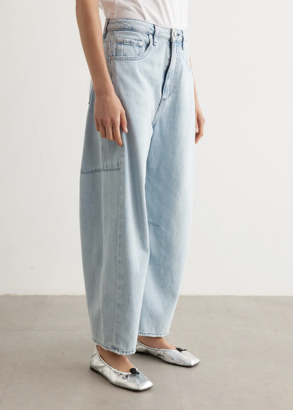 Charlie High-Rise Barrel Jeans