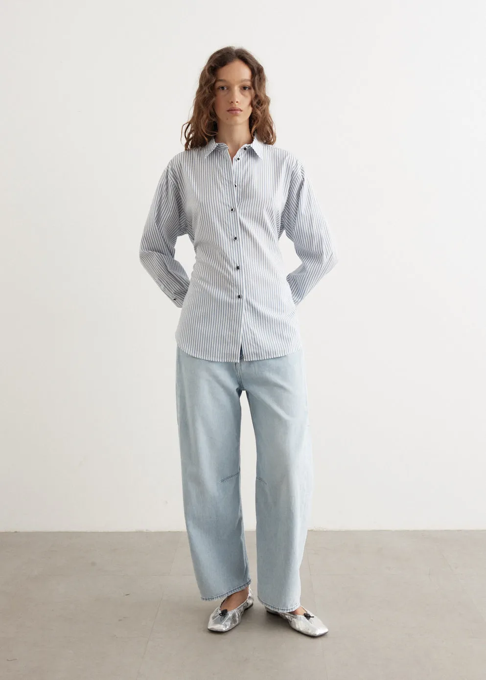 Charlie High-Rise Barrel Jeans