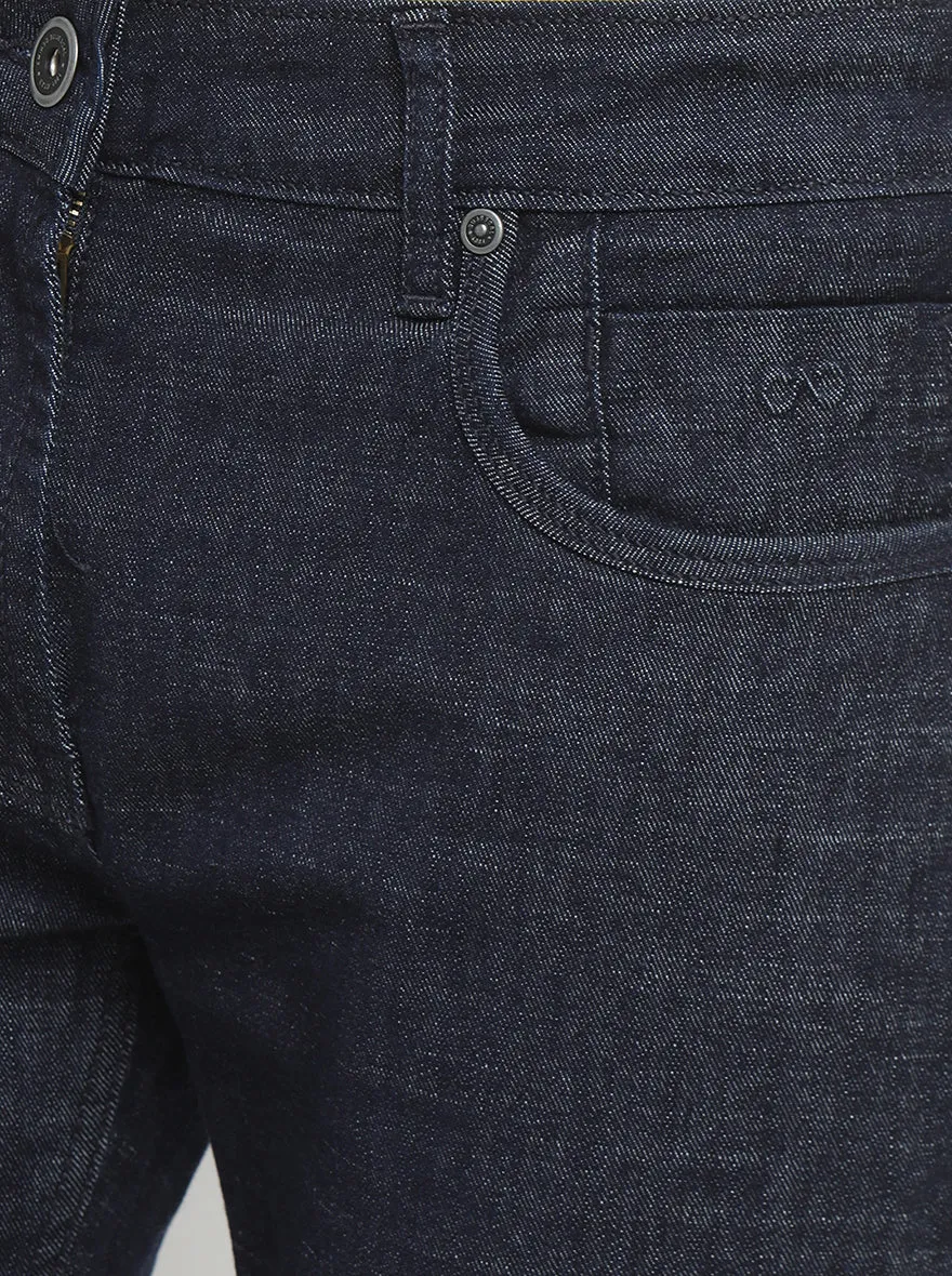 Dark Blue Washed Slim Fit Jeans | JadeBlue