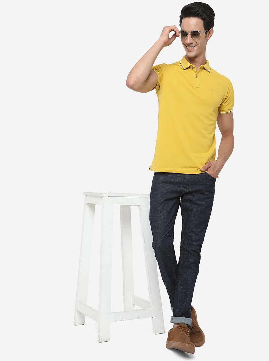 Dark Blue Washed Slim Fit Jeans | JadeBlue
