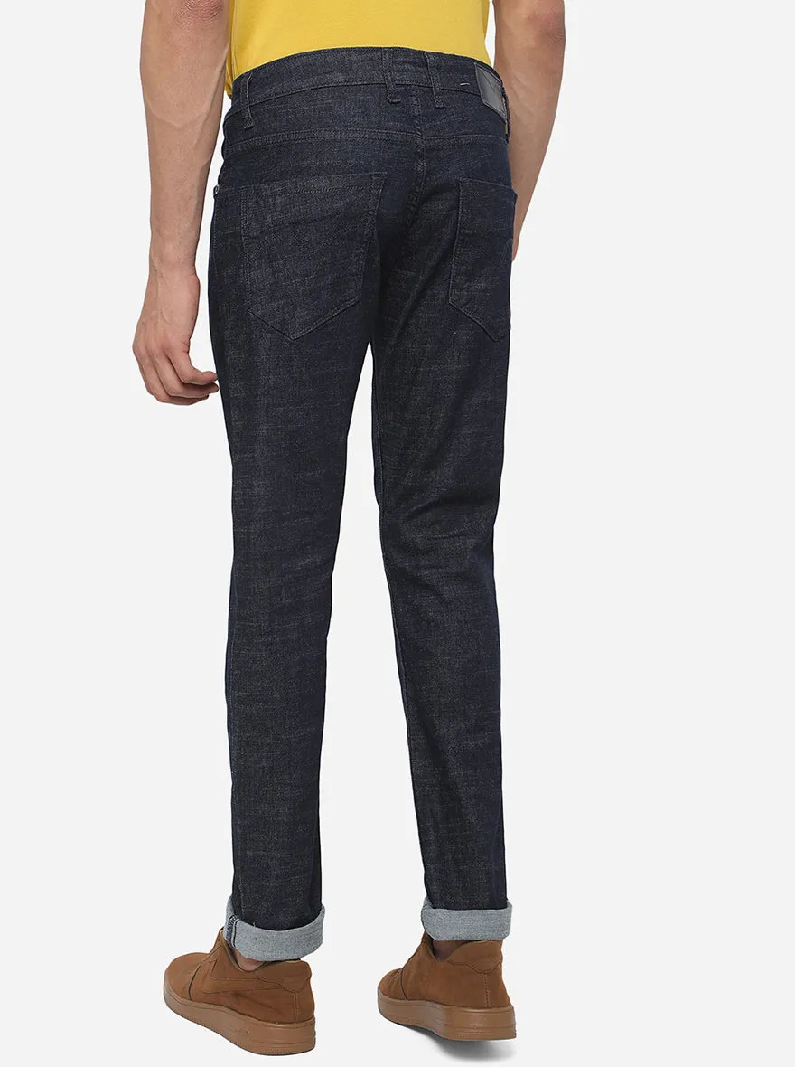 Dark Blue Washed Slim Fit Jeans | JadeBlue