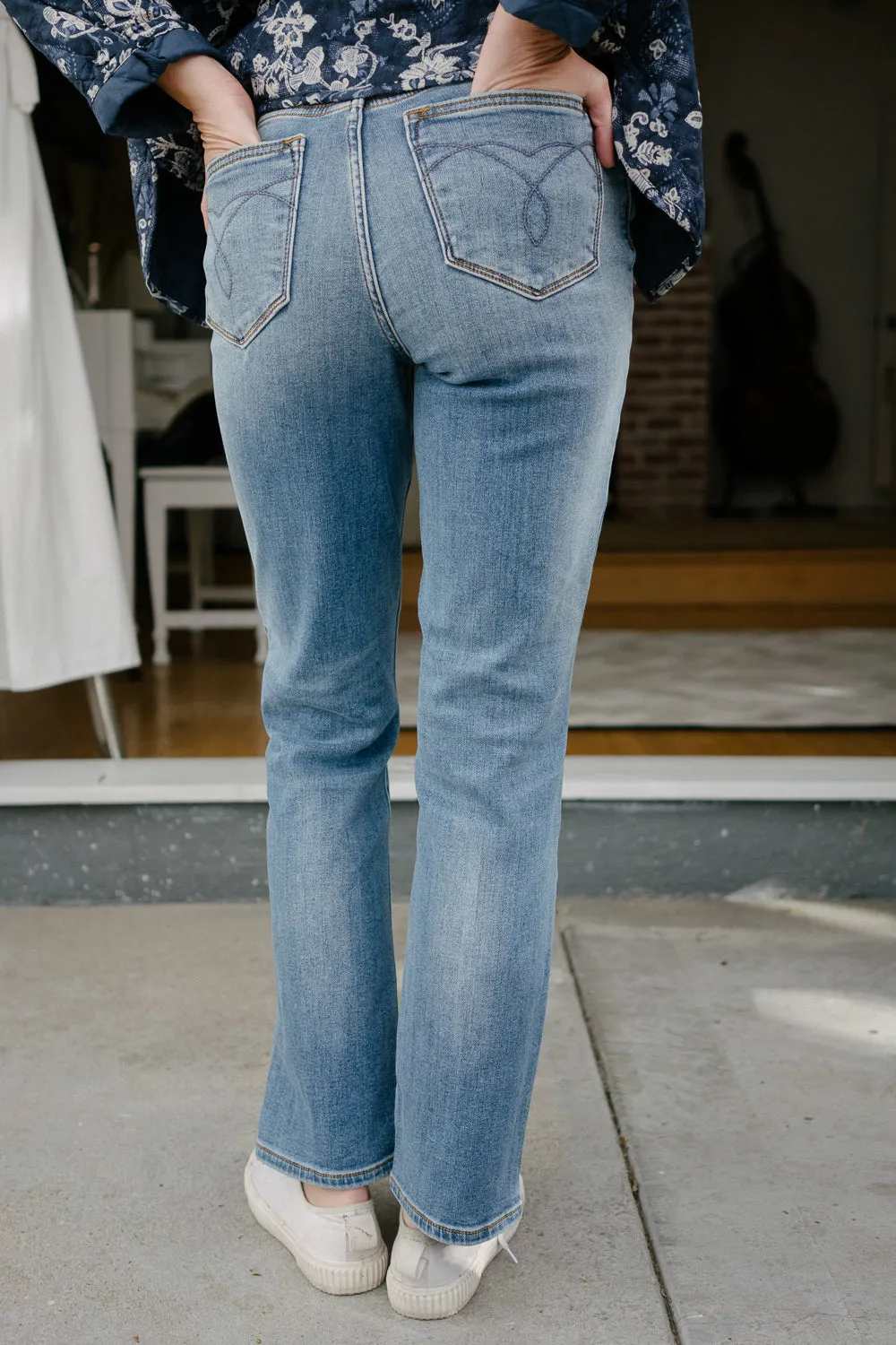 Delaney Vintage Wash Thermal Straight Fit