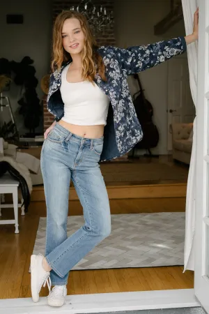 Delaney Vintage Wash Thermal Straight Fit