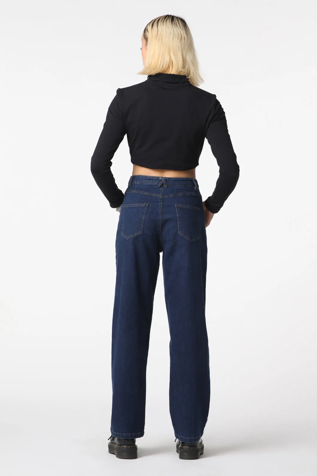 Denim Cherub Print Jean