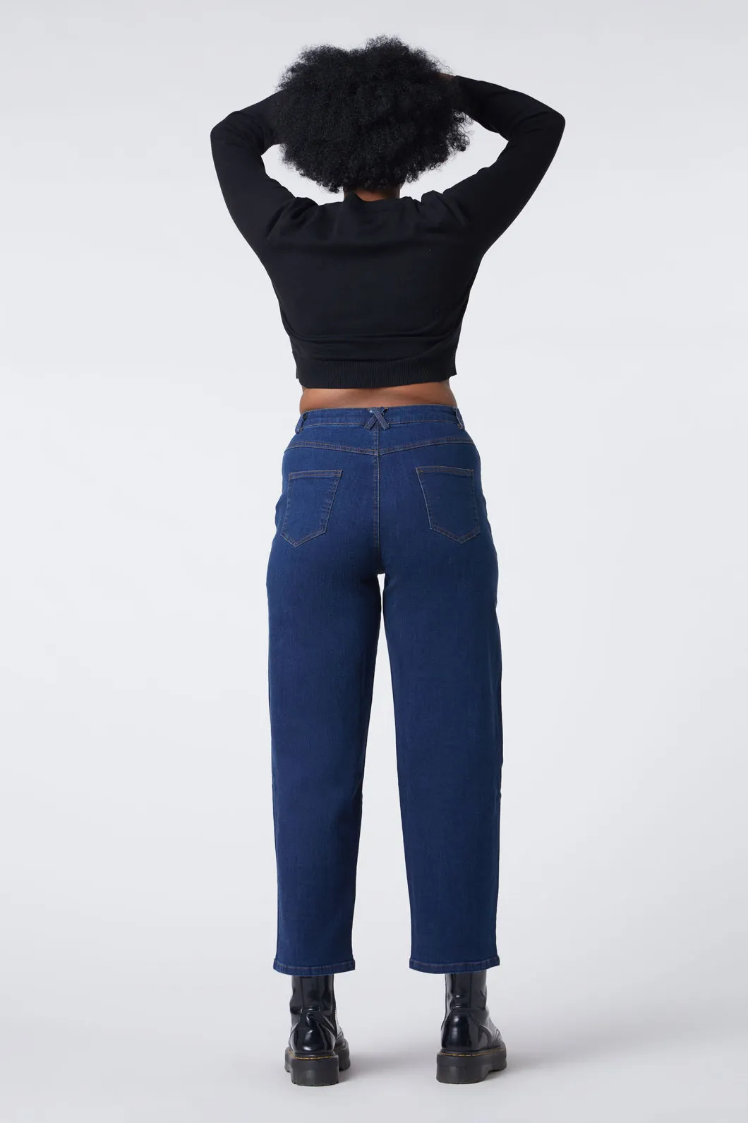 Denim Cherub Print Jean
