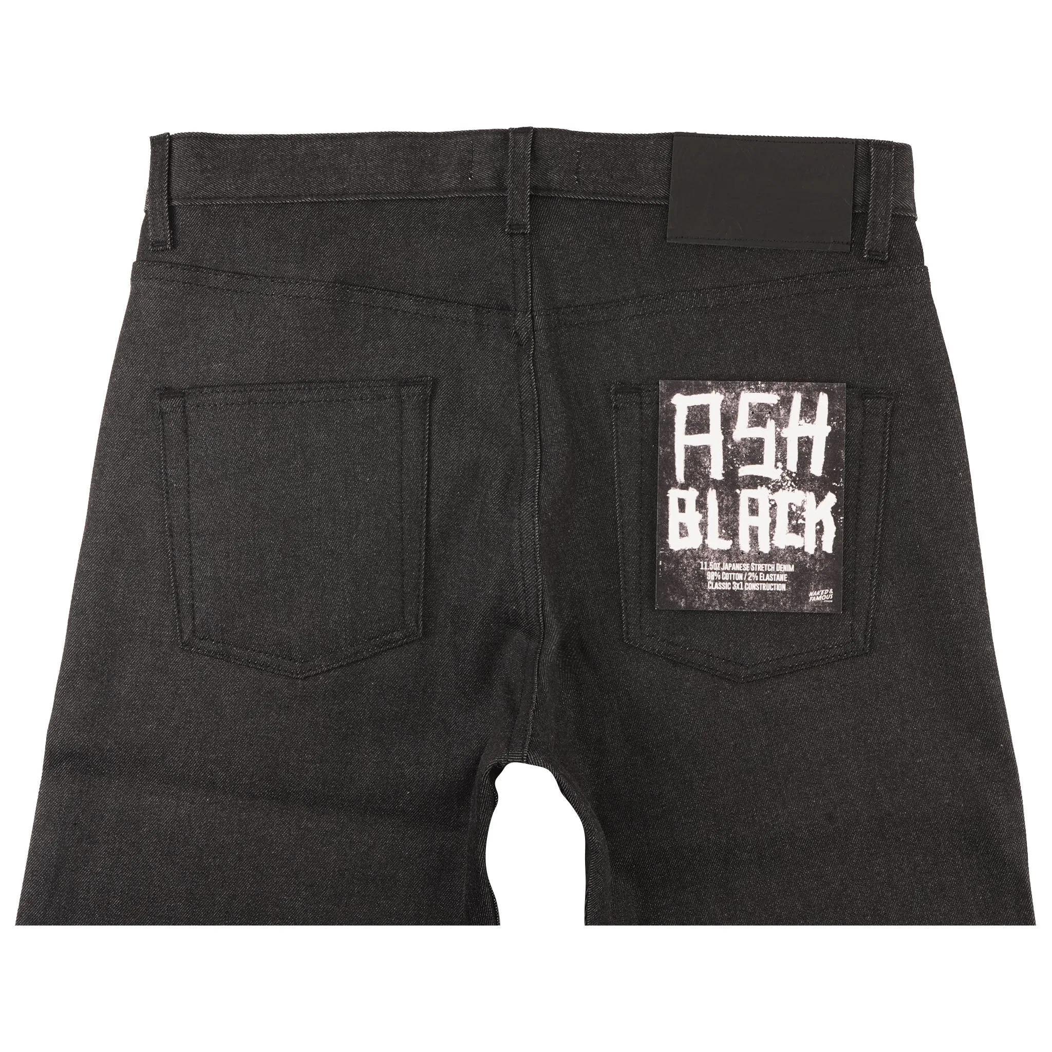 Easy Guy - Ash Black Stretch Denim