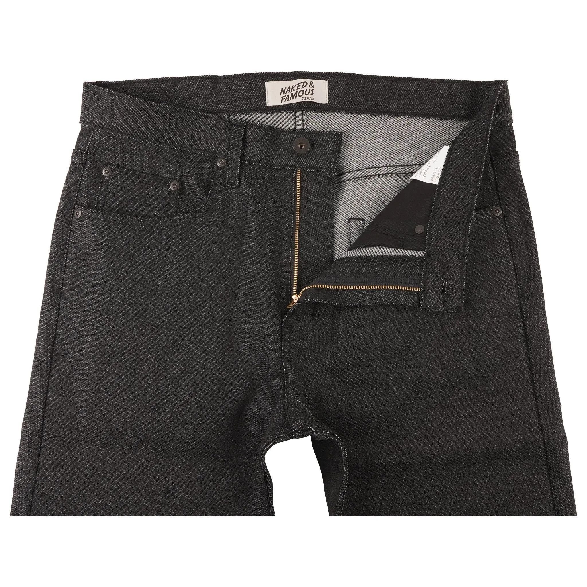Easy Guy - Ash Black Stretch Denim