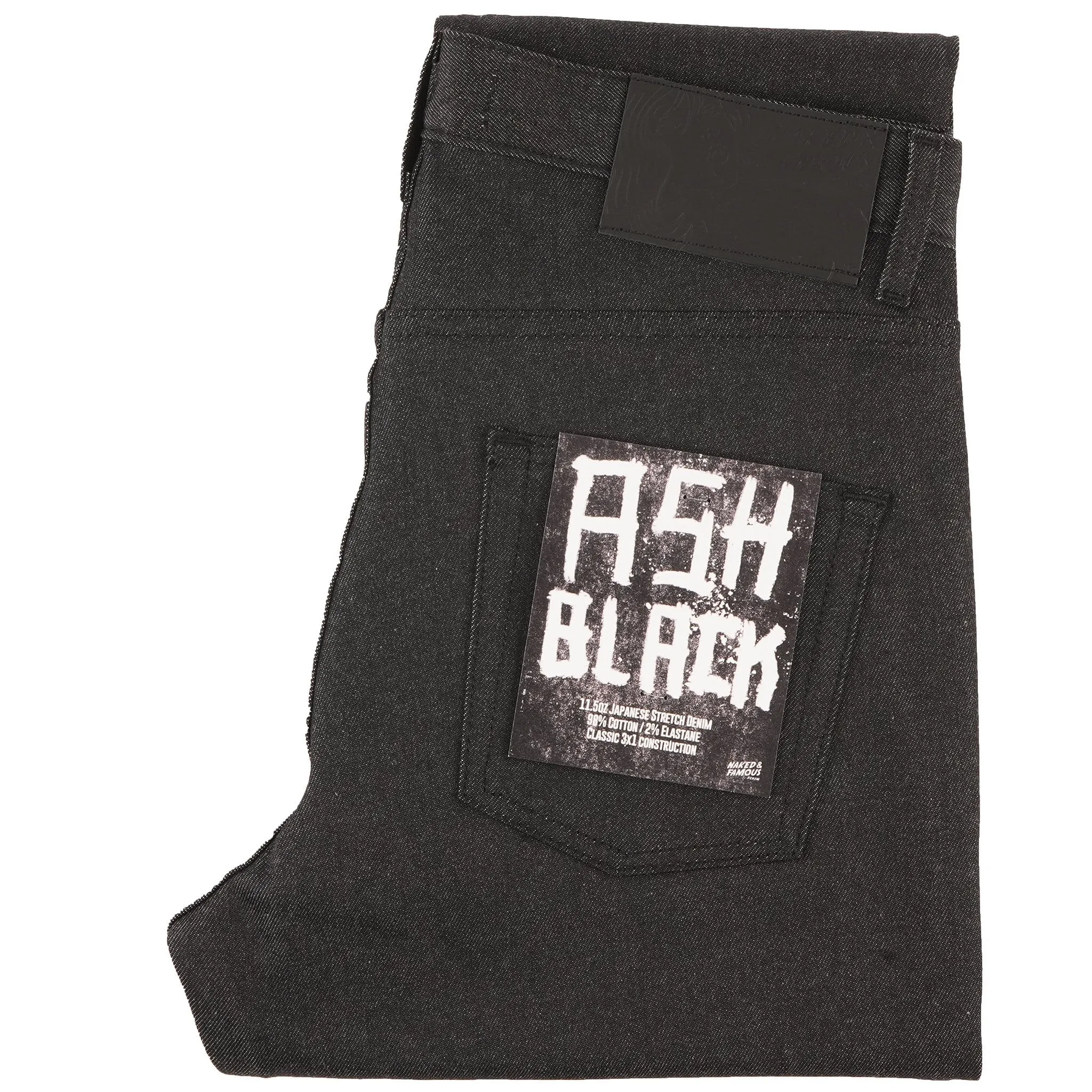Easy Guy - Ash Black Stretch Denim