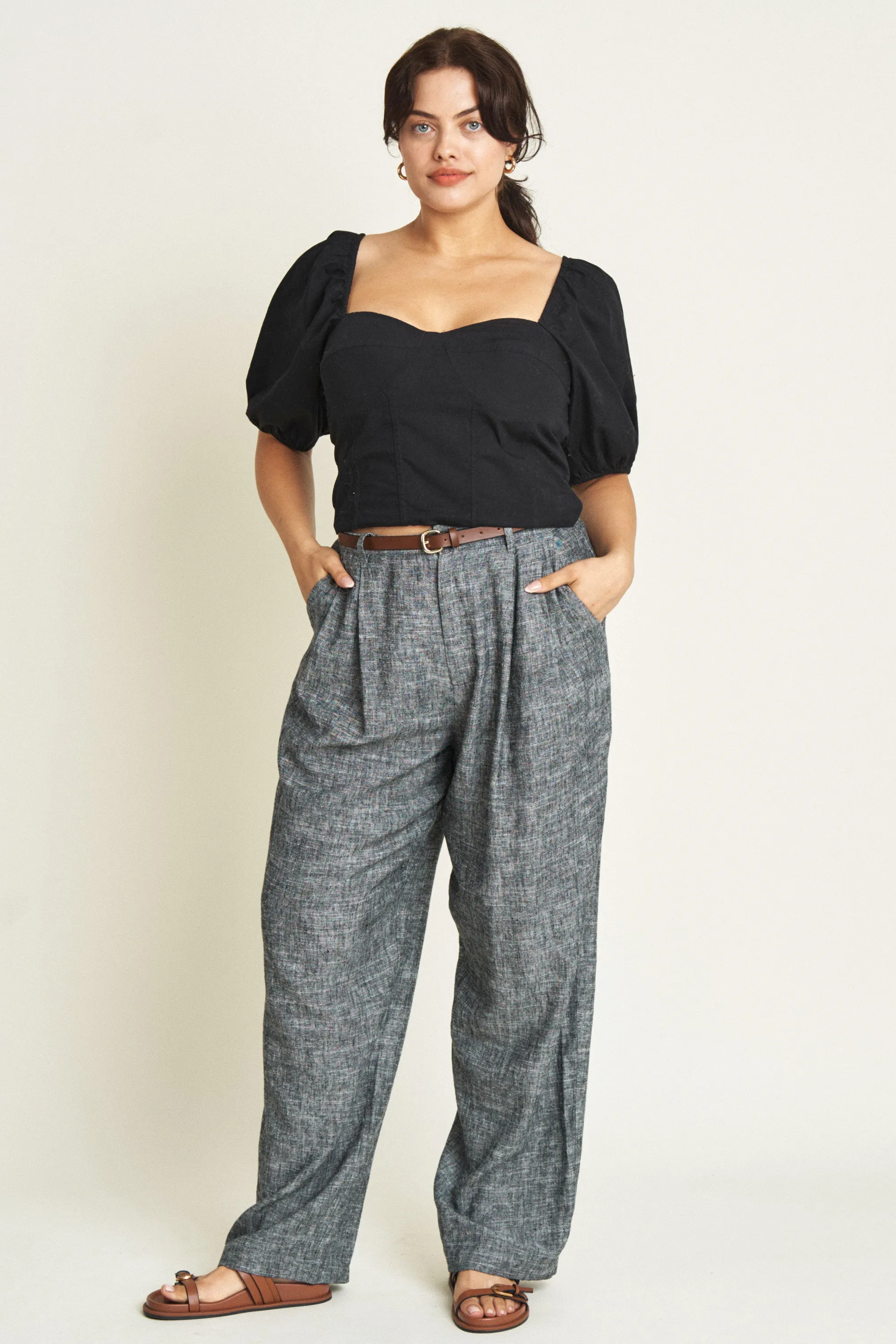 Evanston Trouser High Rise Desert Storm