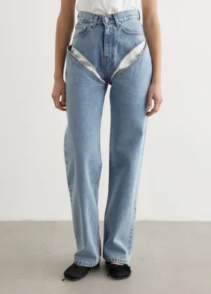 Evergreen Cut Out Jeans