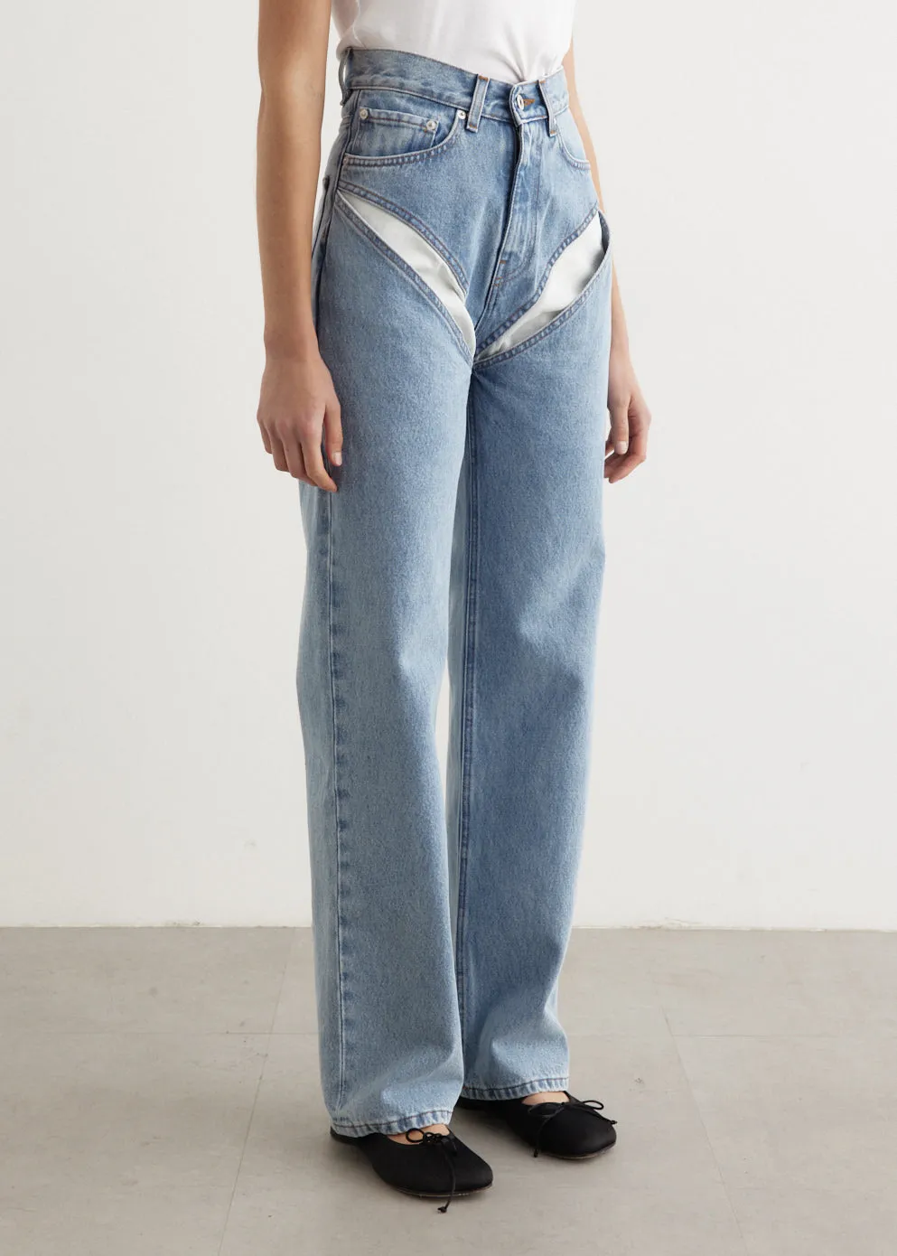 Evergreen Cut Out Jeans