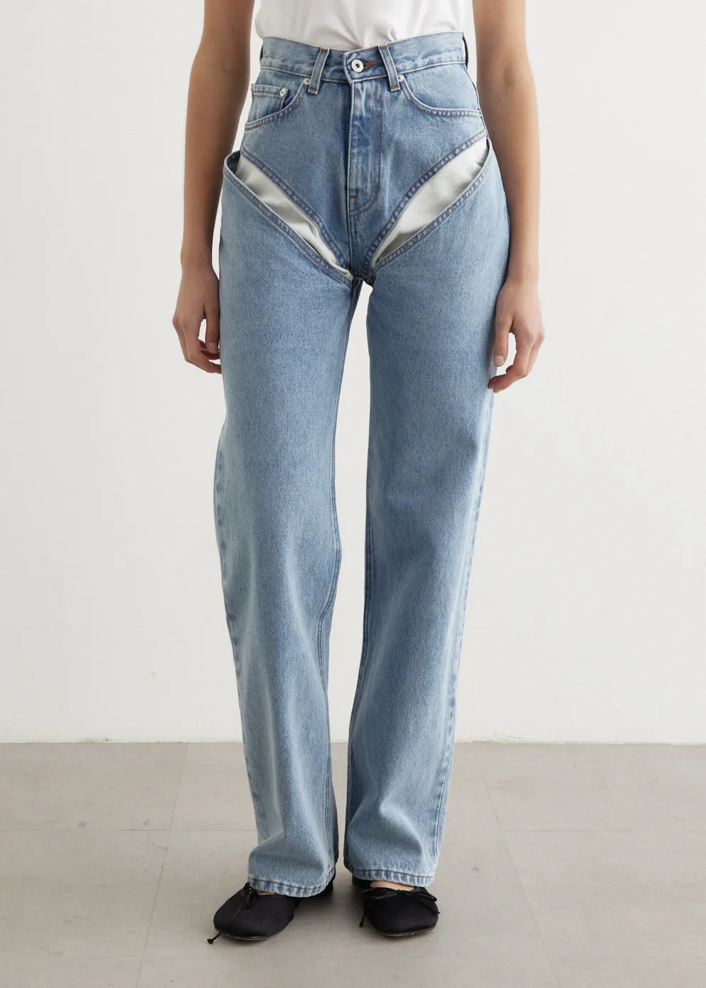 Evergreen Cut Out Jeans