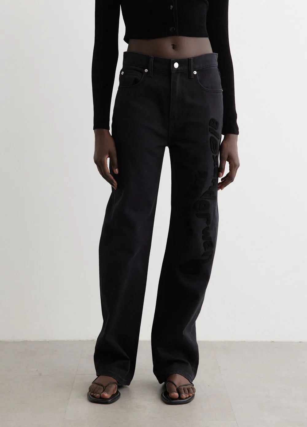 Ez Mid-Rise Relaxed Straight Jeans