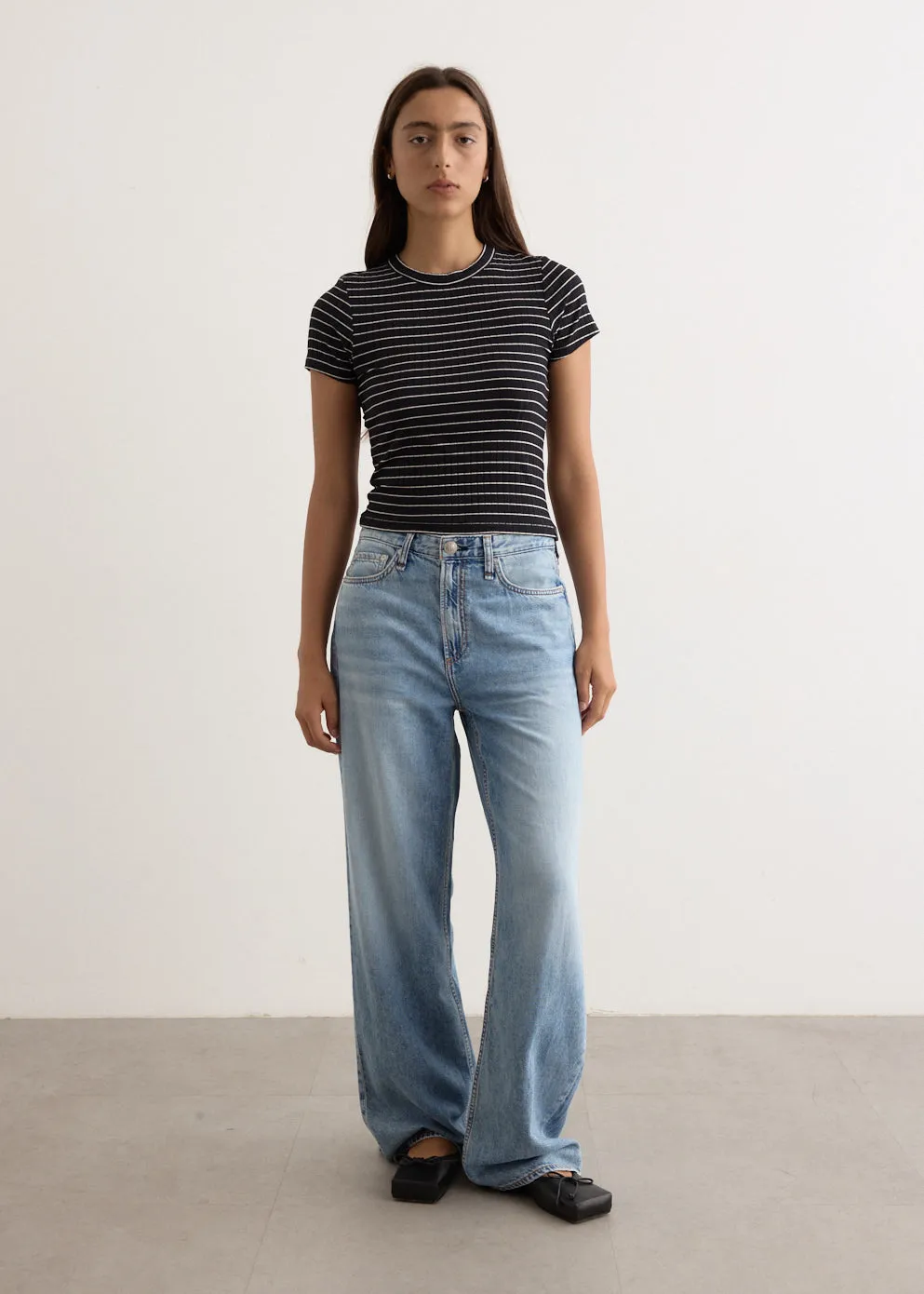 Featherweight Logan Wide Leg Jeans