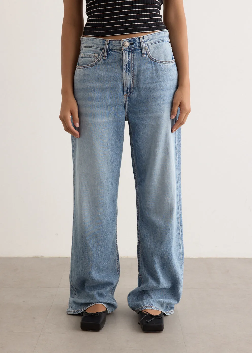Featherweight Logan Wide Leg Jeans