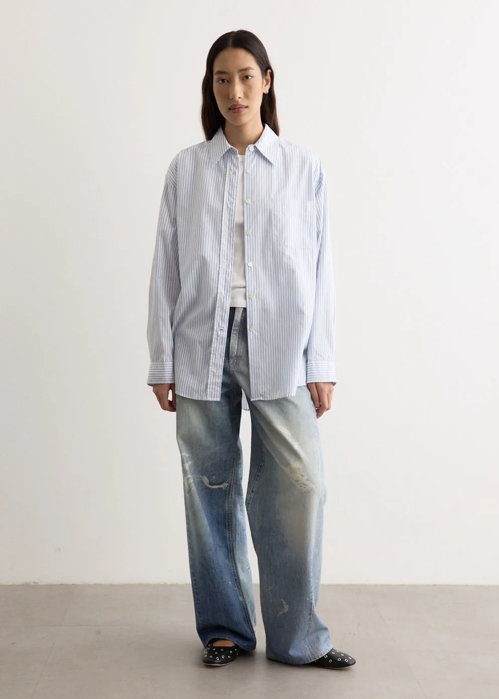 Full Cut Digital Print Denim Jeans