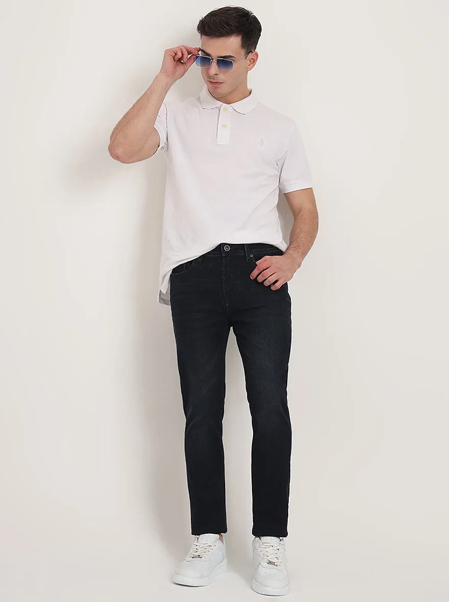Indigo Blue Washed Slim Fit Jeans | JadeBlue