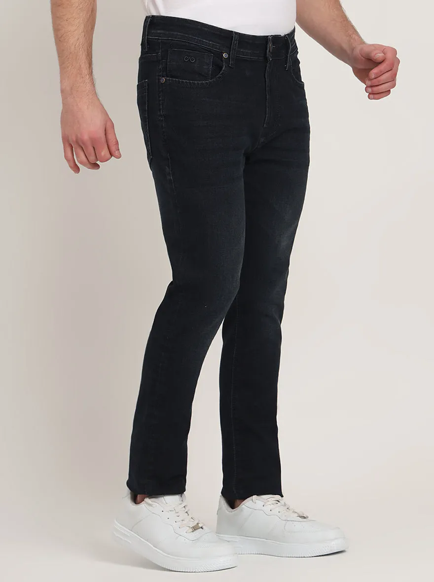 Indigo Blue Washed Slim Fit Jeans | JadeBlue