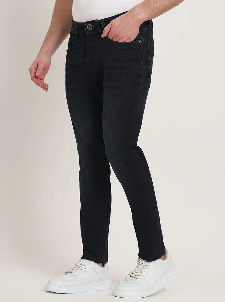 Indigo Blue Washed Slim Fit Jeans | JadeBlue