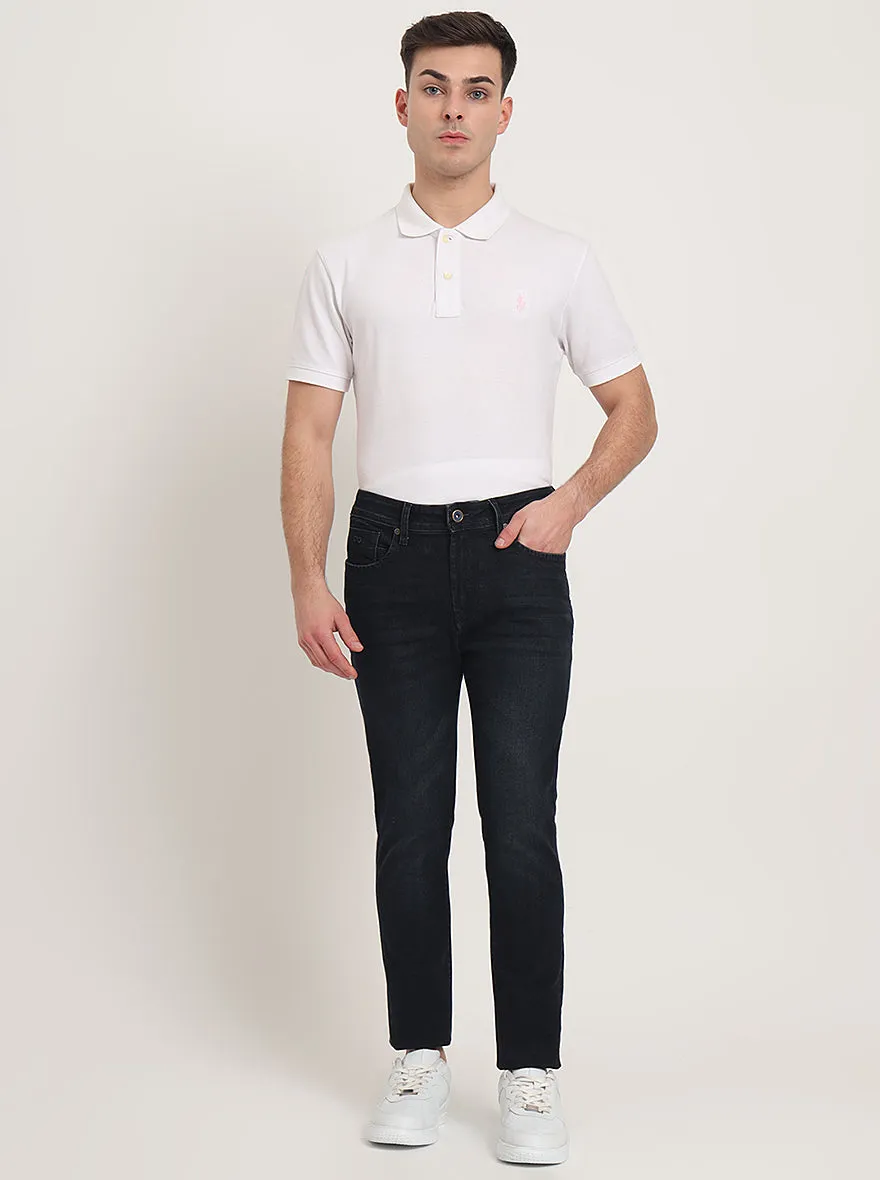 Indigo Blue Washed Slim Fit Jeans | JadeBlue