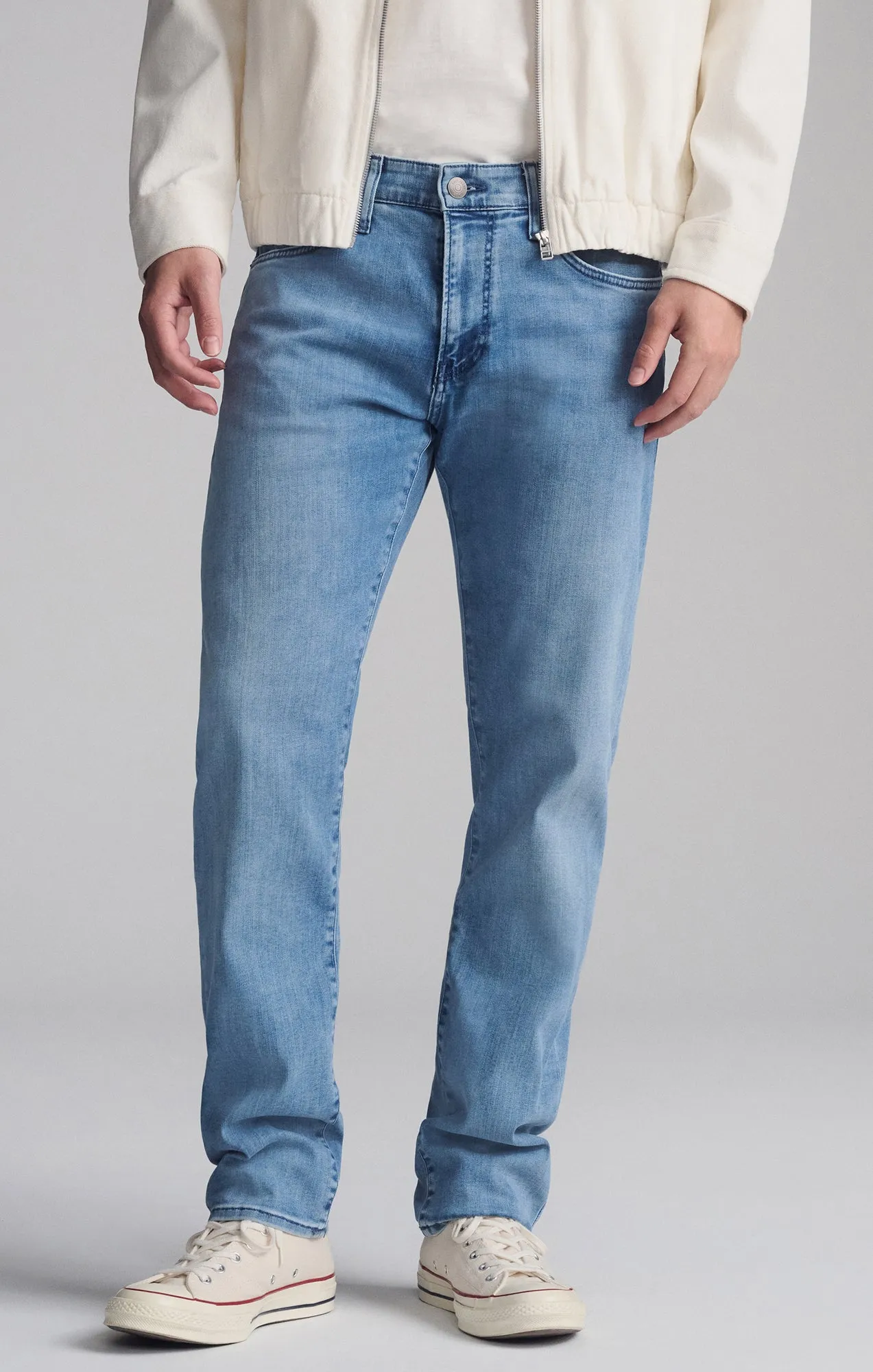 JAKE SLIM LEG IN LIGHT TONAL BRUSHED SUPERMOVE
