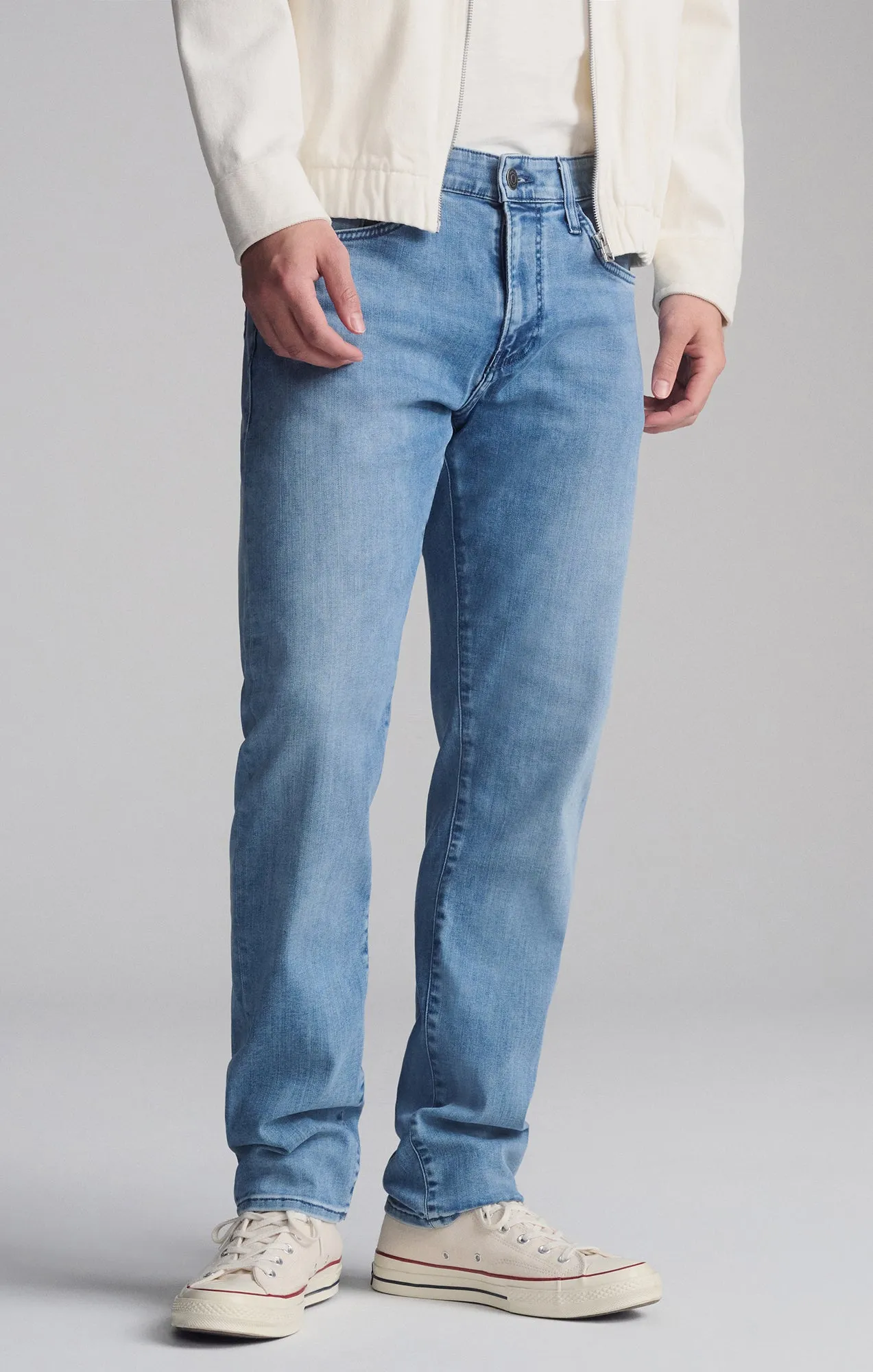 JAKE SLIM LEG IN LIGHT TONAL BRUSHED SUPERMOVE