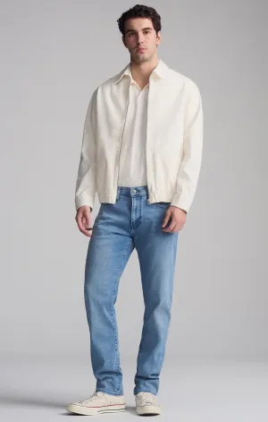 JAKE SLIM LEG IN LIGHT TONAL BRUSHED SUPERMOVE