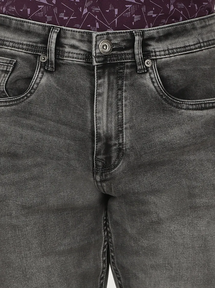 Light Grey Washed Urban Fit Jeans | Greenfibre