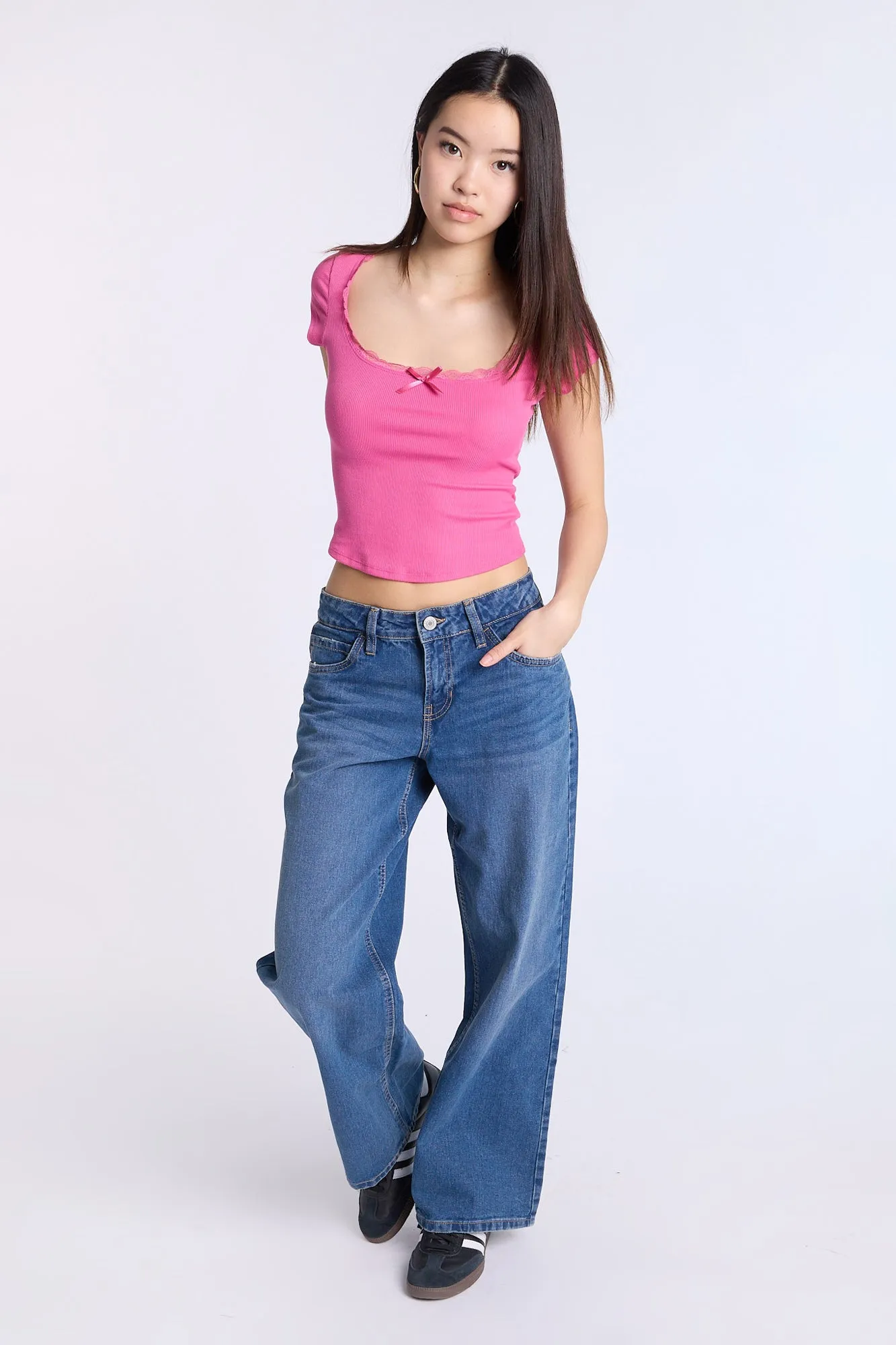Low Rise Baggy Jeans