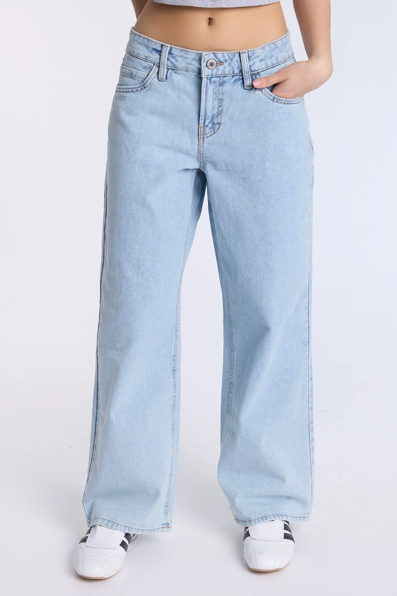 Low Rise Baggy Jeans