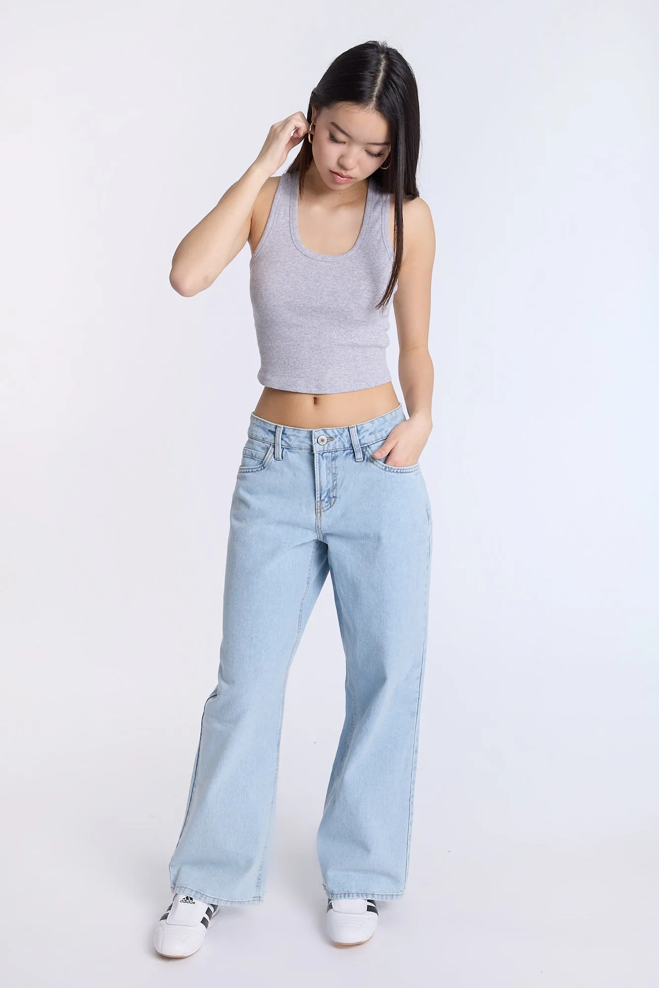 Low Rise Baggy Jeans