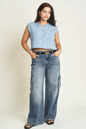 Madison Cargo Aged Indigo