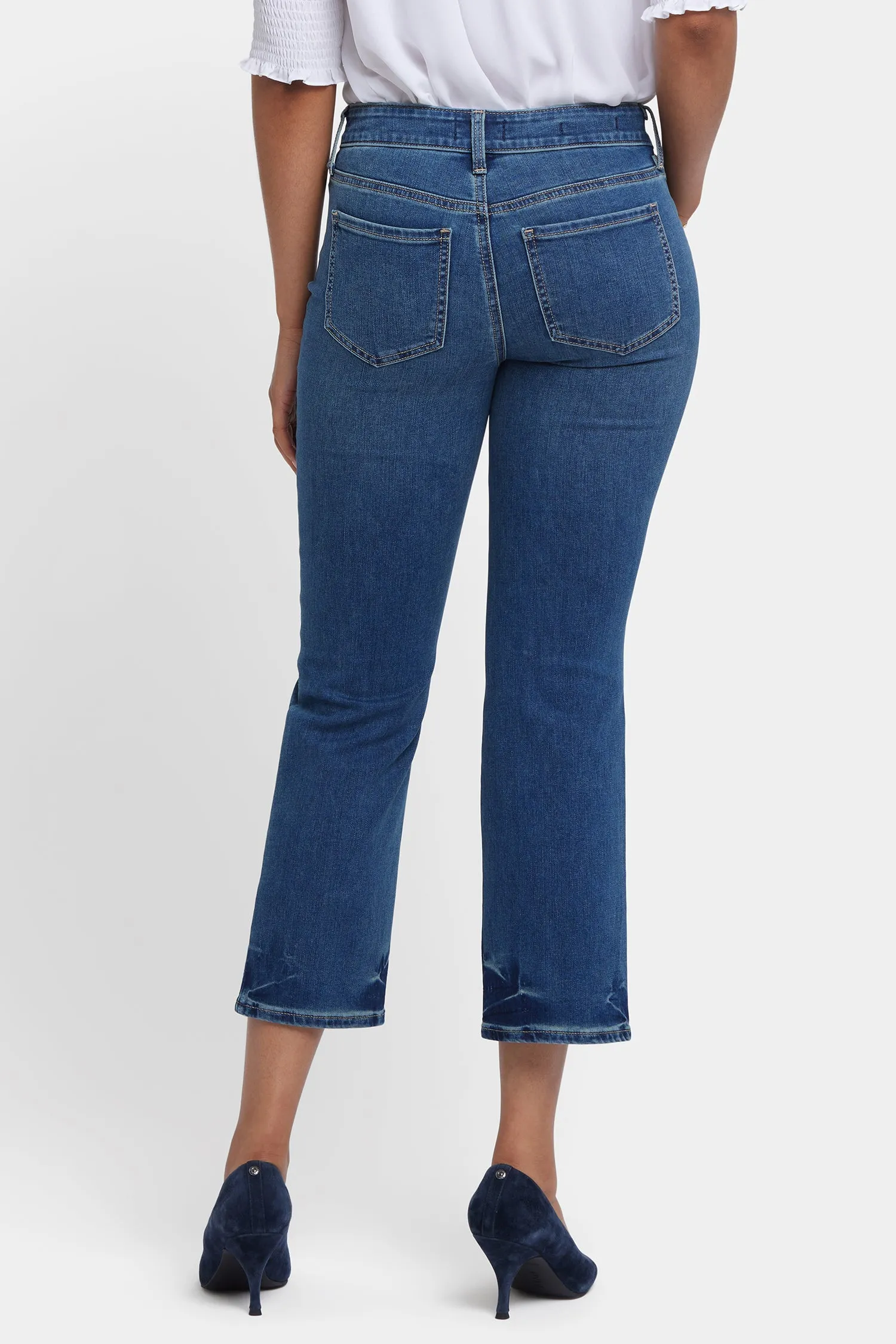 Marilyn Straight Ankle Jeans - Dali River