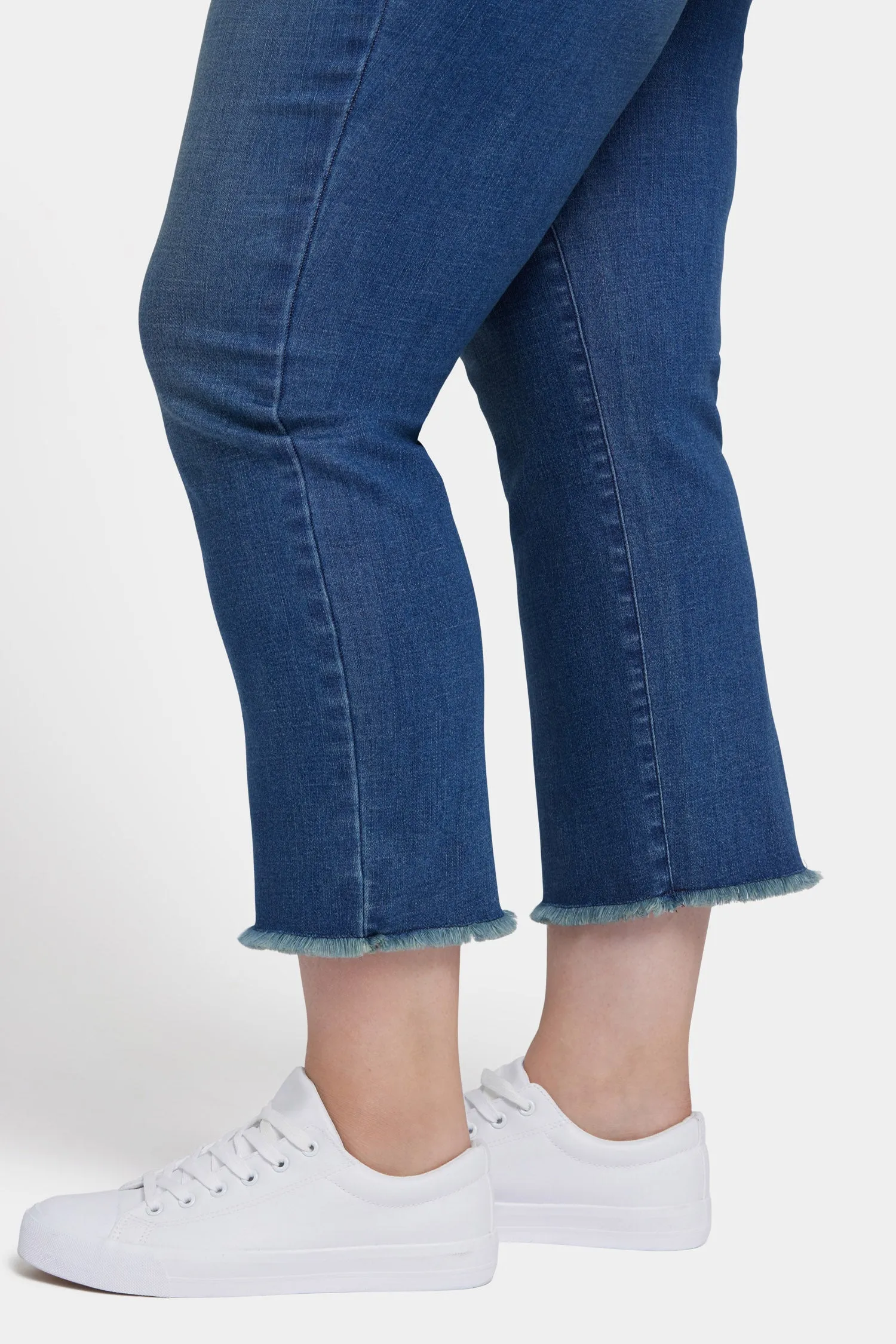 Marilyn Straight Ankle Jeans In Plus Size - Blue Ridge