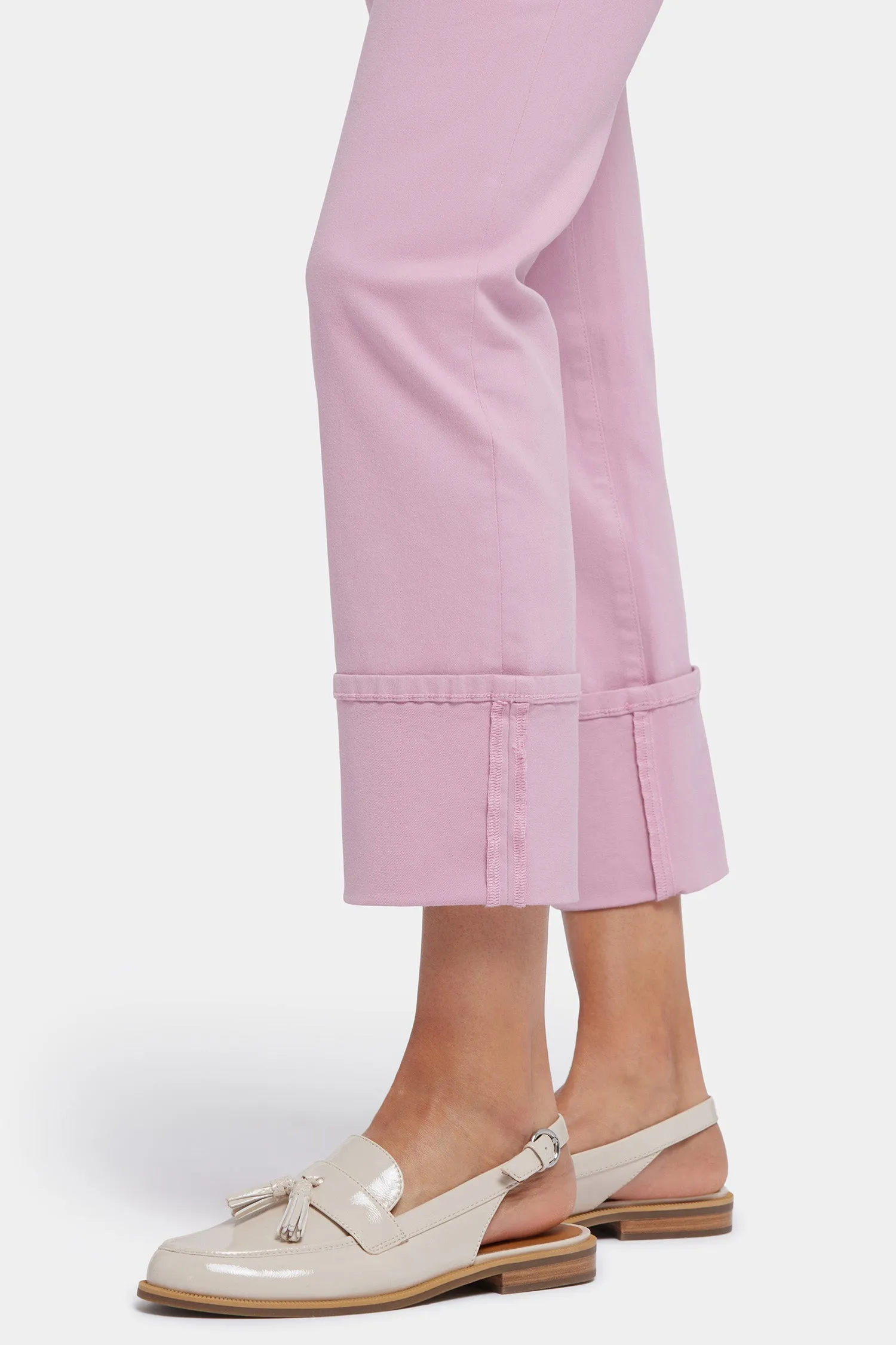 Marilyn Straight Jeans In Petite - Pink Nectar