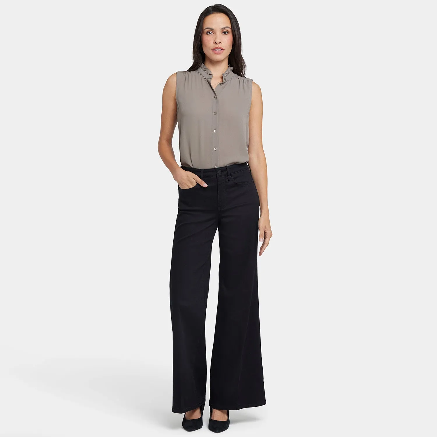 Mia Palazzo Jeans - Black