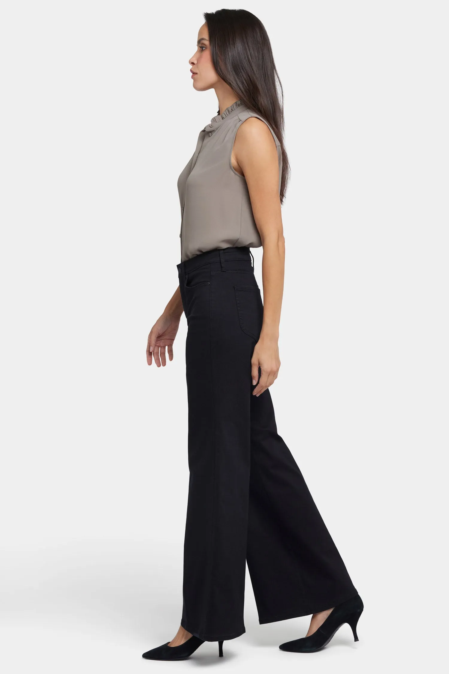 Mia Palazzo Jeans - Black